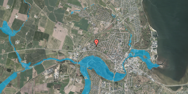 Oversvømmelsesrisiko fra vandløb på Vestervang 25, 7800 Skive