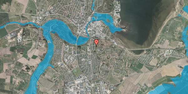 Oversvømmelsesrisiko fra vandløb på Østervang 18, 7800 Skive