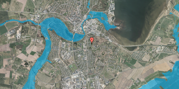 Oversvømmelsesrisiko fra vandløb på Østervang 22, 7800 Skive