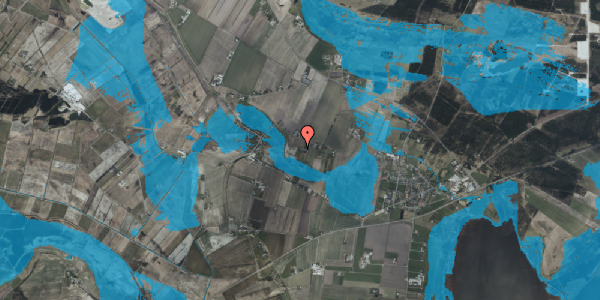 Oversvømmelsesrisiko fra vandløb på Grønbjerg 10, 7700 Thisted