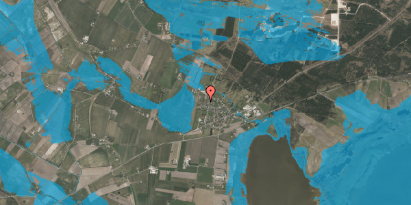Oversvømmelsesrisiko fra vandløb på Safirvej 6, 7700 Thisted