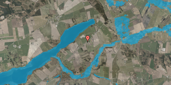 Oversvømmelsesrisiko fra vandløb på Hobro Landevej 155, 8830 Tjele