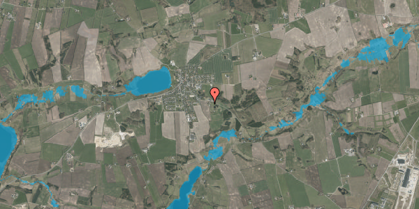Oversvømmelsesrisiko fra vandløb på Ingstrupvej 42, 8830 Tjele