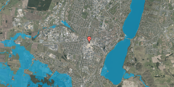 Oversvømmelsesrisiko fra vandløb på Absalonsvej 5, 8800 Viborg
