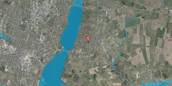 Oversvømmelsesrisiko fra vandløb på Amtmandshøjen 8, 8800 Viborg