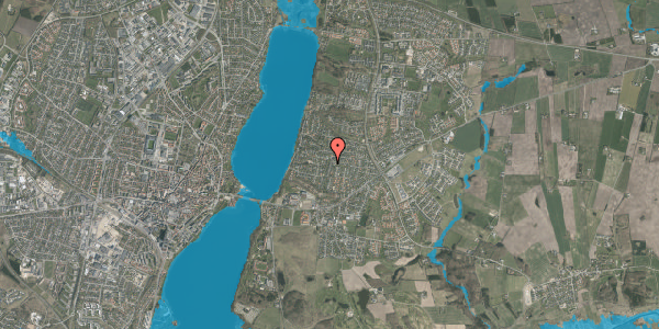 Oversvømmelsesrisiko fra vandløb på Amtmandshøjen 13, 8800 Viborg