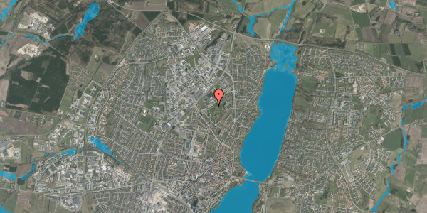 Oversvømmelsesrisiko fra vandløb på H.C. Andersens Vej 24, 1. mf, 8800 Viborg