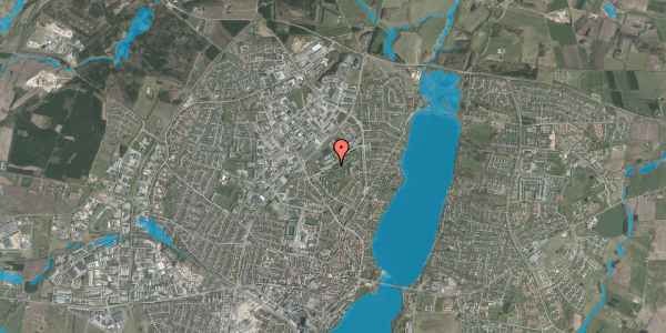 Oversvømmelsesrisiko fra vandløb på H.C. Andersens Vej 26, 2. tv, 8800 Viborg