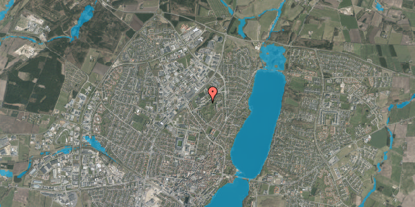 Oversvømmelsesrisiko fra vandløb på H.C. Andersens Vej 30, 1. tv, 8800 Viborg