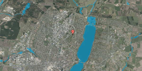 Oversvømmelsesrisiko fra vandløb på H.C. Andersens Vej 44, 2. tv, 8800 Viborg
