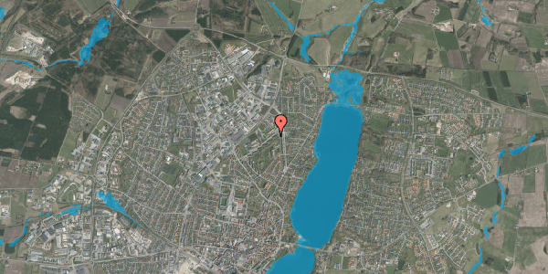 Oversvømmelsesrisiko fra vandløb på H.C. Andersens Vej 58, st. tv, 8800 Viborg