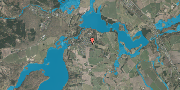 Oversvømmelsesrisiko fra vandløb på Anemonestien 3, 8800 Viborg