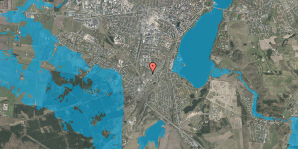 Oversvømmelsesrisiko fra vandløb på Anemonevej 3, 8800 Viborg