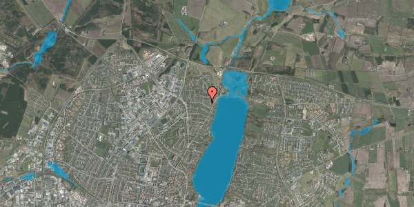 Oversvømmelsesrisiko fra vandløb på Arildsvej 15, 8800 Viborg