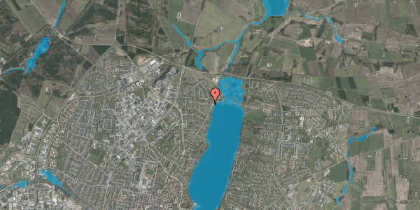 Oversvømmelsesrisiko fra vandløb på Arildsvej 16, 8800 Viborg