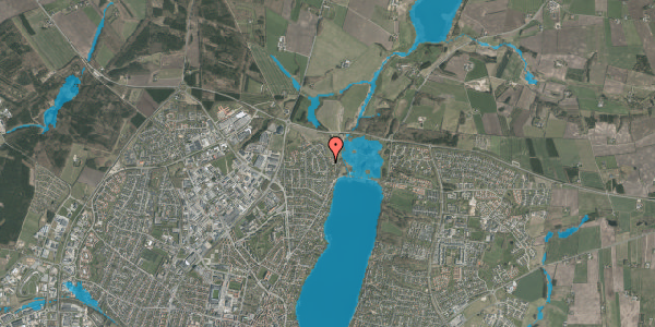 Oversvømmelsesrisiko fra vandløb på Arildsvej 36, 8800 Viborg
