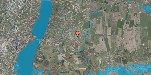 Oversvømmelsesrisiko fra vandløb på Asmild Dal 10, 8800 Viborg