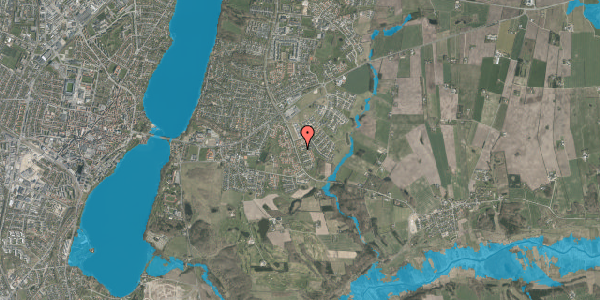 Oversvømmelsesrisiko fra vandløb på Asmild Hegn 30, 8800 Viborg