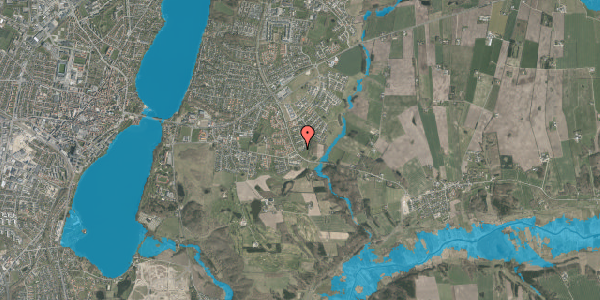 Oversvømmelsesrisiko fra vandløb på Asmild Hegn 80, 8800 Viborg