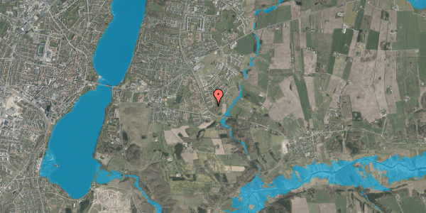 Oversvømmelsesrisiko fra vandløb på Asmild Hegn 85, 8800 Viborg