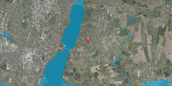 Oversvømmelsesrisiko fra vandløb på Asmildhøjen 20, 8800 Viborg