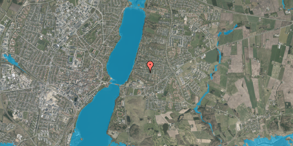 Oversvømmelsesrisiko fra vandløb på Asmildhøjen 23, 8800 Viborg