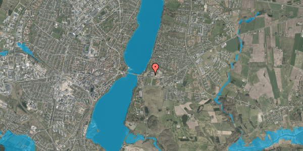 Oversvømmelsesrisiko fra vandløb på Asmildklostervej 3, st. tv, 8800 Viborg