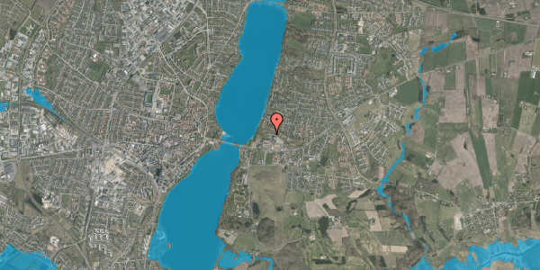 Oversvømmelsesrisiko fra vandløb på Asmildklostervej 13A, st. 8, 8800 Viborg