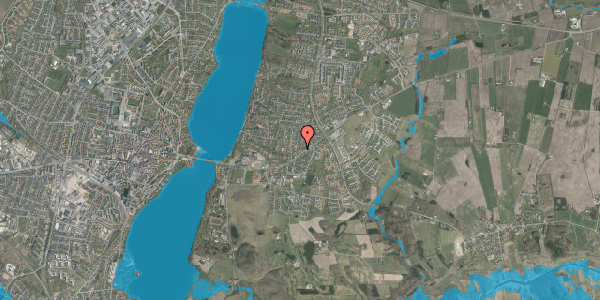 Oversvømmelsesrisiko fra vandløb på Asmildvej 2F, 8800 Viborg