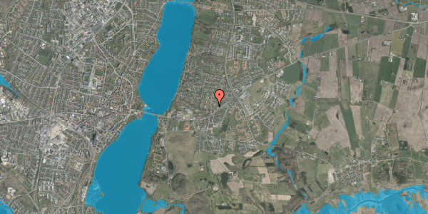 Oversvømmelsesrisiko fra vandløb på Asmildvej 3A, 8800 Viborg