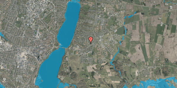 Oversvømmelsesrisiko fra vandløb på Asmildvej 3B, 8800 Viborg