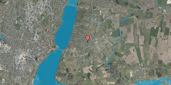 Oversvømmelsesrisiko fra vandløb på Asmildvej 15, 8800 Viborg