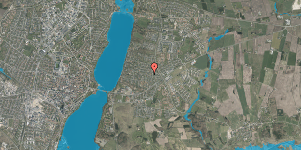 Oversvømmelsesrisiko fra vandløb på Asmildvej 24, 8800 Viborg