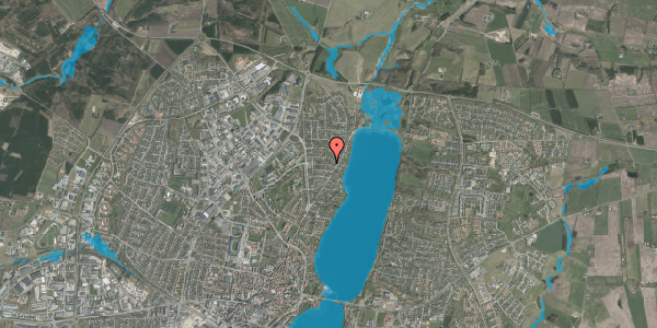 Oversvømmelsesrisiko fra vandløb på Baldersvej 10, 8800 Viborg