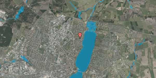 Oversvømmelsesrisiko fra vandløb på Baldersvej 14, 8800 Viborg