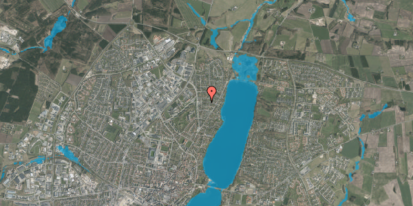 Oversvømmelsesrisiko fra vandløb på Baldersvej 15, 8800 Viborg
