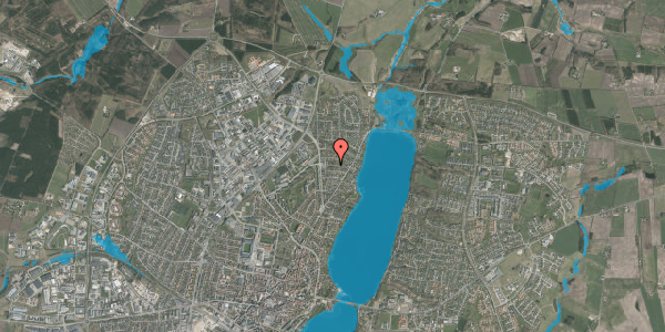 Oversvømmelsesrisiko fra vandløb på Baldersvej 17, 8800 Viborg
