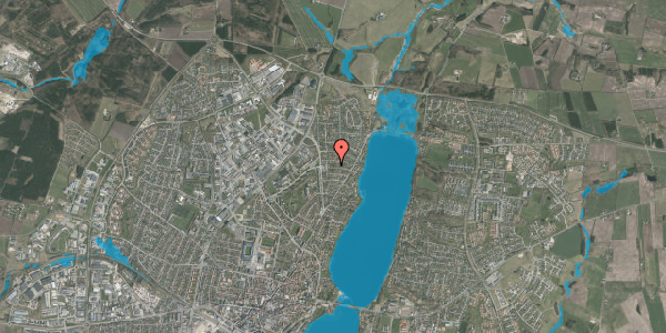 Oversvømmelsesrisiko fra vandløb på Baldersvej 20, 8800 Viborg