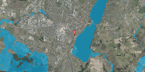 Oversvømmelsesrisiko fra vandløb på Bellisvej 6, 1. th, 8800 Viborg