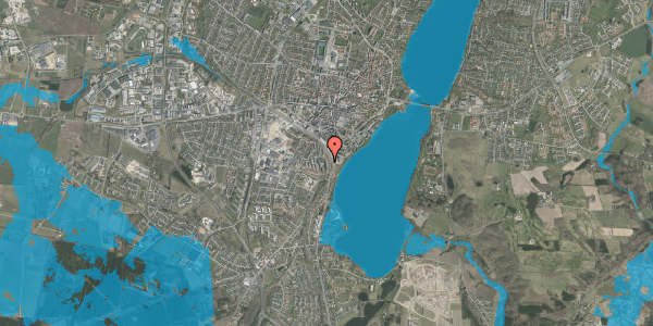 Oversvømmelsesrisiko fra vandløb på Bellisvej 12, st. tv, 8800 Viborg