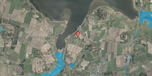 Oversvømmelsesrisiko fra vandløb på Blishønevej 4, 8831 Løgstrup