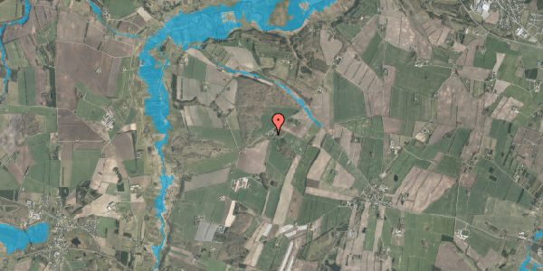 Oversvømmelsesrisiko fra vandløb på Bollervej 11, 8800 Viborg