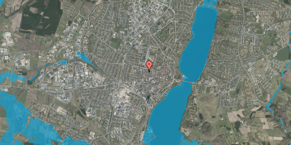 Oversvømmelsesrisiko fra vandløb på Boyesgade 13, 8800 Viborg