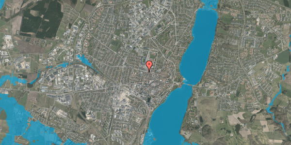 Oversvømmelsesrisiko fra vandløb på Boyesgade 21, 1. , 8800 Viborg