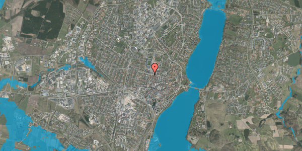 Oversvømmelsesrisiko fra vandløb på Boyesgade 25, 1. , 8800 Viborg