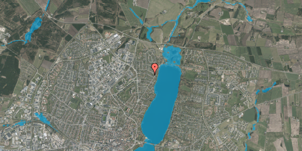 Oversvømmelsesrisiko fra vandløb på Bragesvej 8, 8800 Viborg