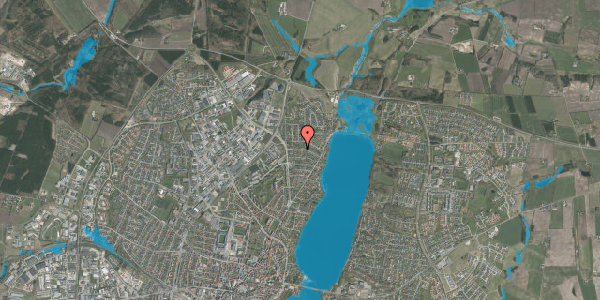 Oversvømmelsesrisiko fra vandløb på Bragesvej 27, 8800 Viborg
