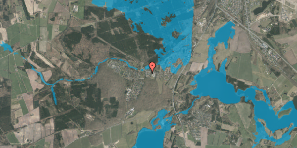 Oversvømmelsesrisiko fra vandløb på Brinken 13, 8800 Viborg