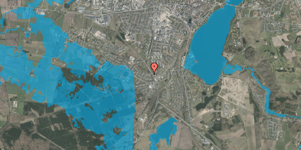 Oversvømmelsesrisiko fra vandløb på Brombærvej 12, 8800 Viborg