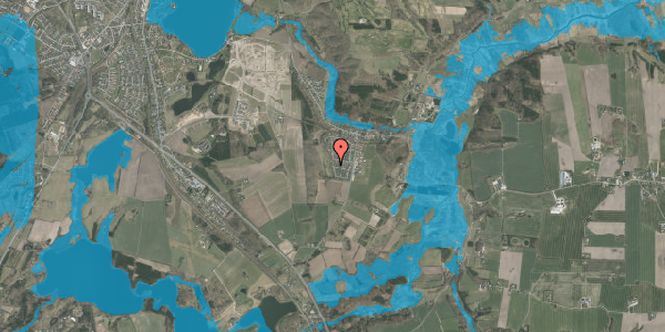 Oversvømmelsesrisiko fra vandløb på Bronzehøj 16, 8800 Viborg